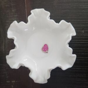 Fenton Hobnail‎ Milkglass Dish